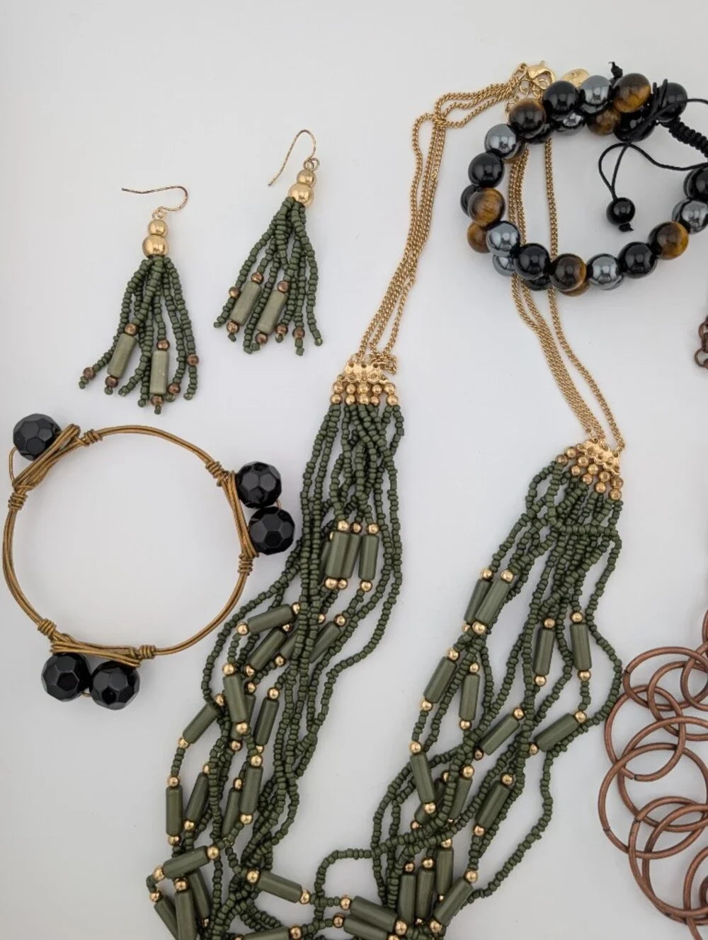Jewelry Lot #79 - Bohemian Jewelry - Vintage & Modern - Jewelry Bag